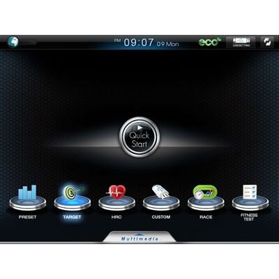 Велотренажер вертикальный Intenza Entertainment 550UBe