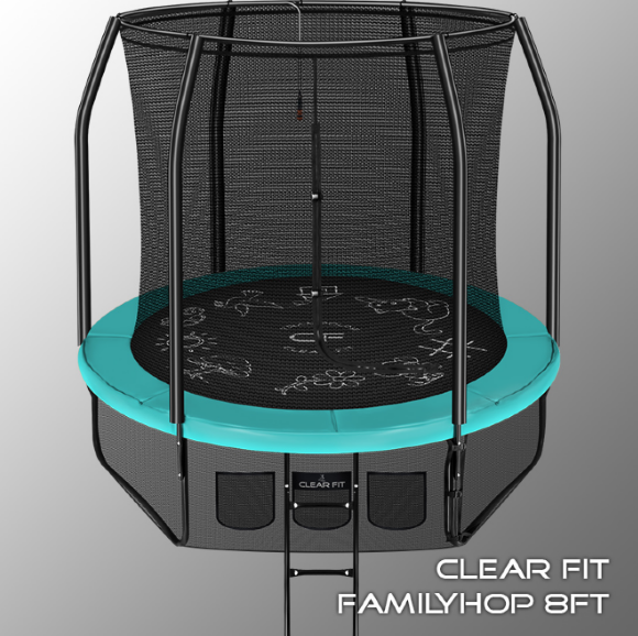 Батут Clear Fit FamilyHop 8Ft