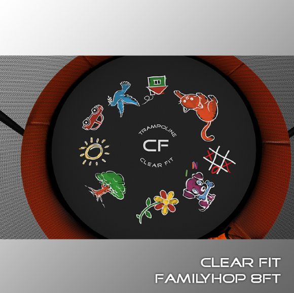 Батут Clear Fit FamilyHop 8Ft