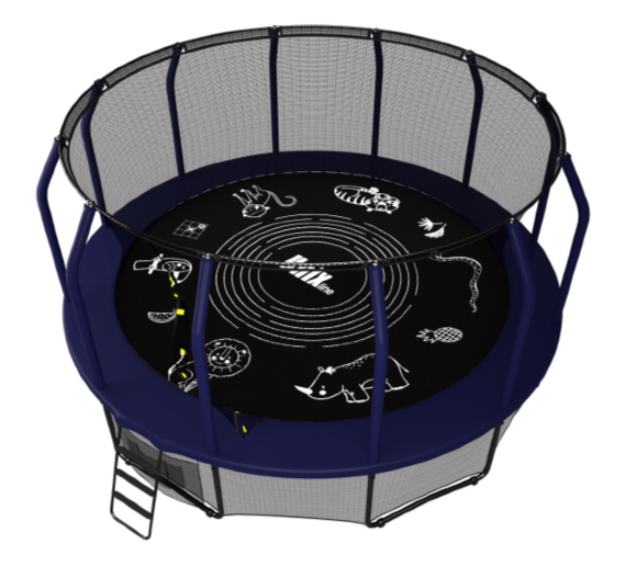 Батут UNIX line SUPREME GAME 16 ft (blue)