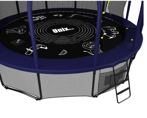 Батут UNIX line SUPREME GAME 16 ft (blue)