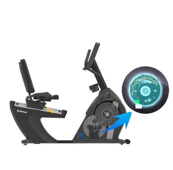 Велотренажер горизонтальный Shua SH-B6500R